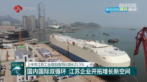 上半年江苏工业增加值同比增长21.5