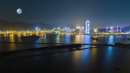 江苏省连云港市国展中心片区夜景照明设备项目工程--2019神灯奖申报工程