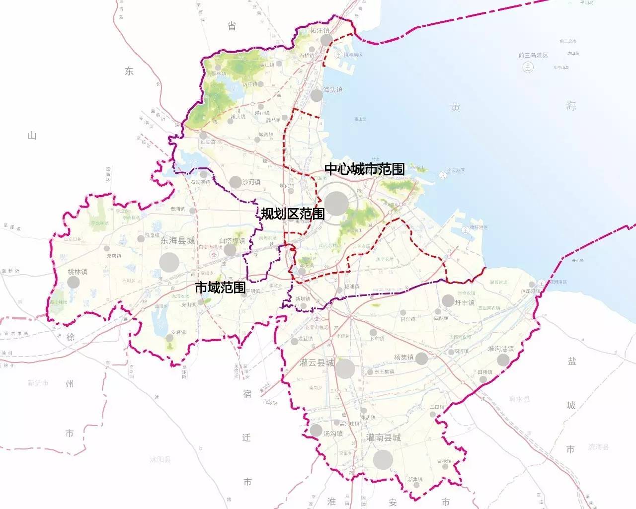 【头条】我大港城要发展成这样!连云港市城市总体规划(草案)批前公示