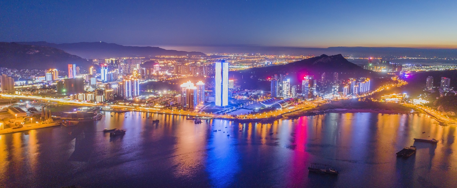 江苏省连云港市国展中心片区夜景照明设备项目工程2019神.