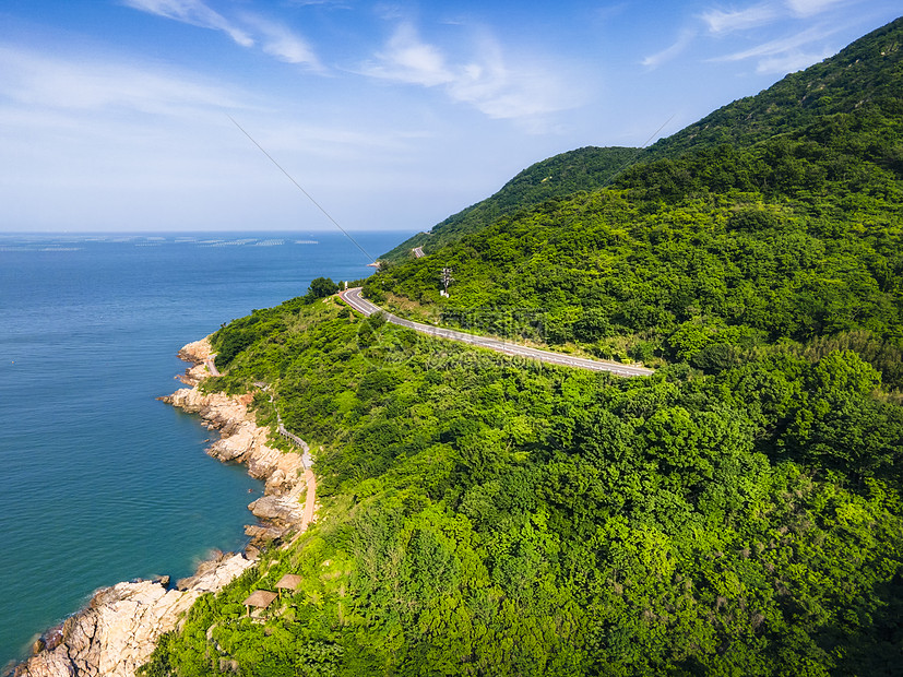 连云港连岛景区海滨海岸线